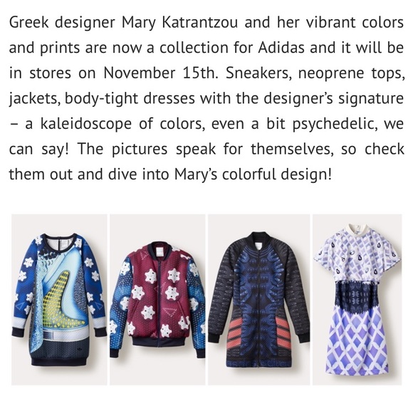 RARE! **NWOT **Mary Katrantzou x adidas Sporty Bomber Jacket For Women - Picture 15 of 15